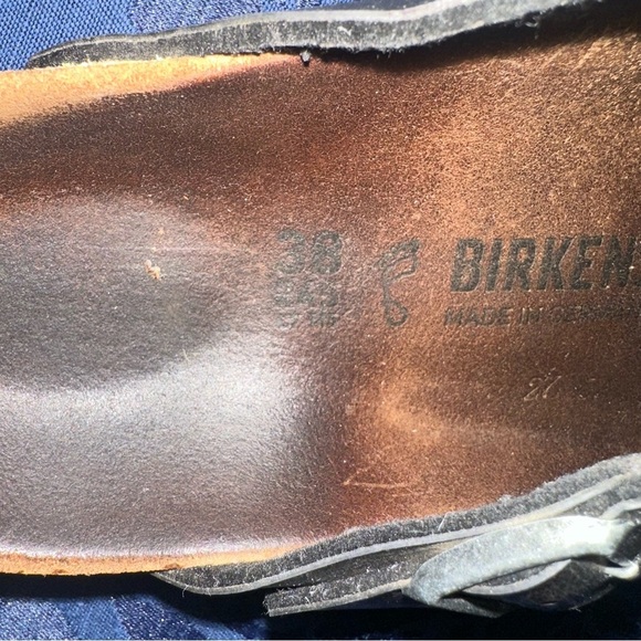 * Birkenstock Gizah black 38 women's - Picture 10 of 12